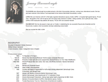 Tablet Screenshot of jennybarraclough.com